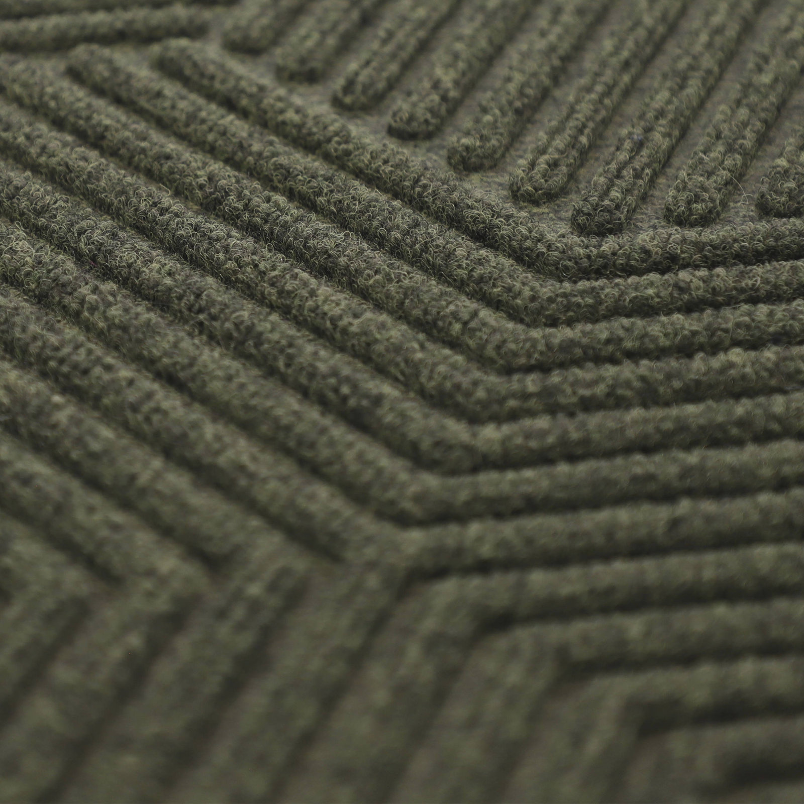 WaterHog Luxe Zephyr Non-Slip Doormat, 21.5" W x 35" L, Olive 