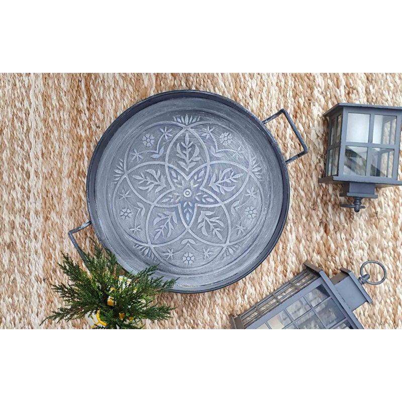 Metal Tray, 5cm H x 47cm W x 37cm D