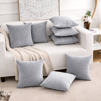 Luxury Velvet Soft Decorative Throw Cushion Cover Set of 8 Multi Colors
