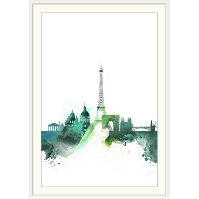 « paris aquarelle cityscape », impression