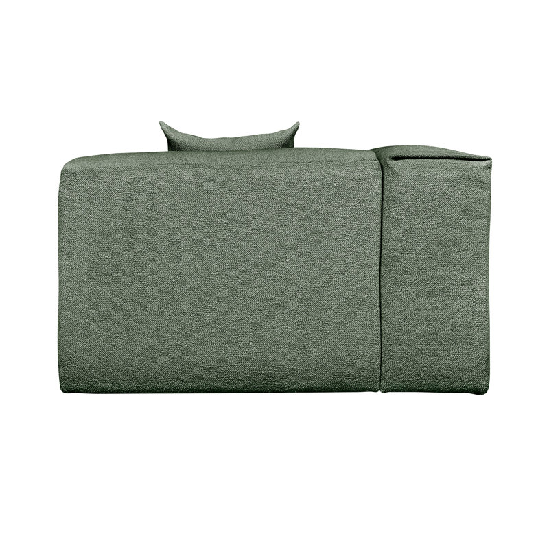 Nest Modular Left Arm Chair, Morris Pine