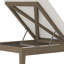 Chaise longue d'extérieur en teck Northlake