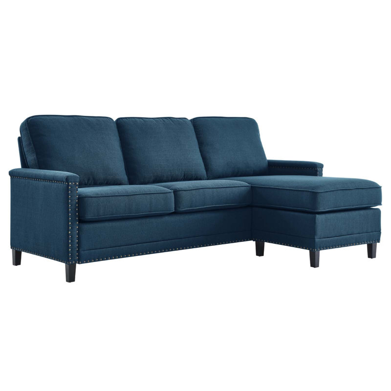 Canapé modulaire Ashton, Polyester azur