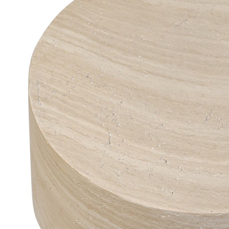 Ara End Table, Sand Striae