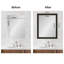  Ensemble de bordure de miroir de salle de bain, cadre entièrement assemblé à peler et coller - verre miroir NON inclus - garniture étroite bronze décoratif-1147768503