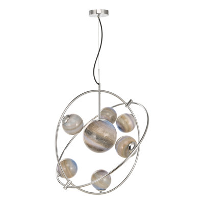 Coreson 7 - Light Polished Chrome Novelty Pendant