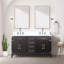 Meuble-lavabo double avec comptoir