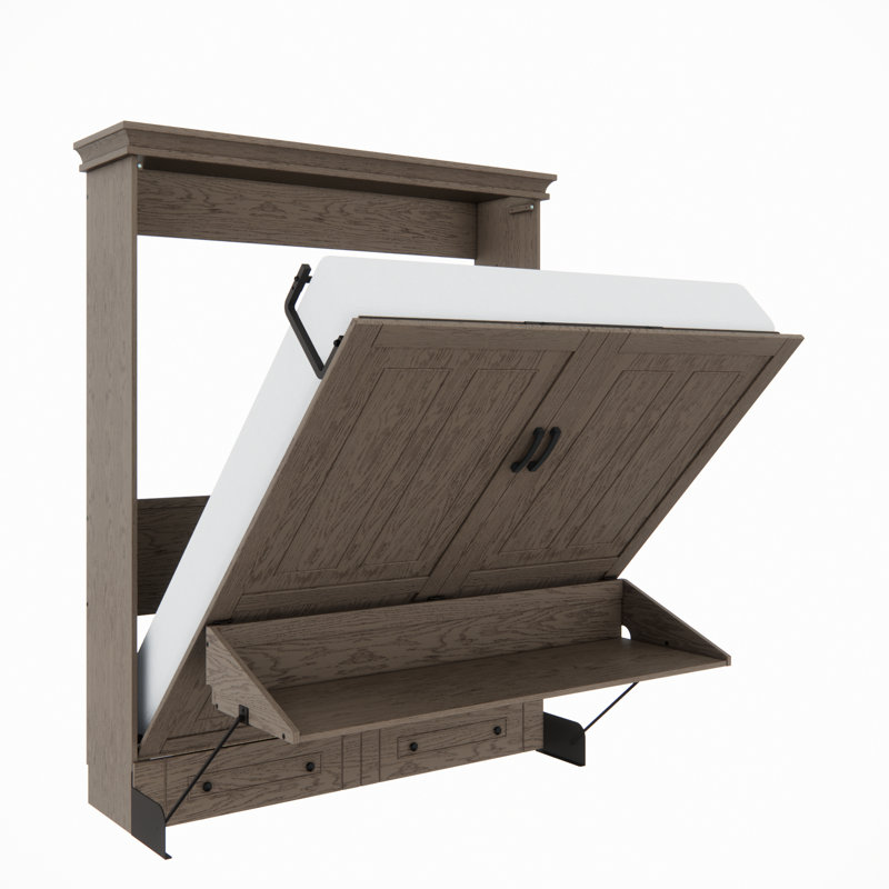 Grand lit de bureau Henderson, Gris