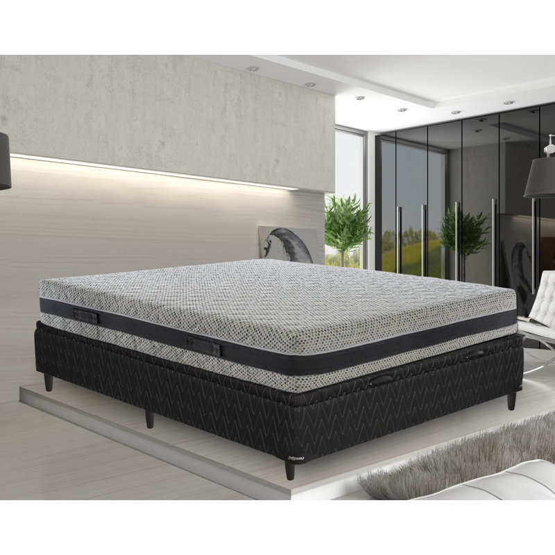 Stouferberg Symple Stuff Foam Mattress, European Kingsize (160 x 200cm)
