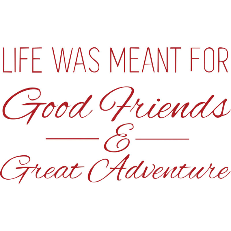 Wall Decal, Medium, Dark Red
