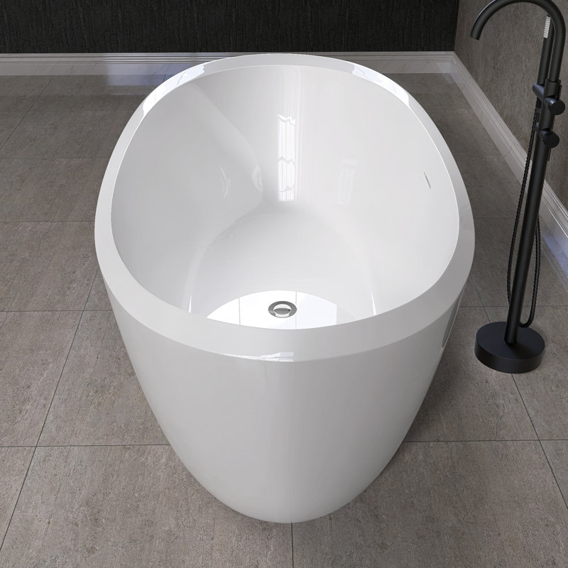 Baignoire de trempage autoportante 59 po x 29,5 po