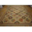 Antique Needlepoint Room Size Wool Ivory Rug
