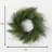 Faux Juniper Plastic 15'' Wreath