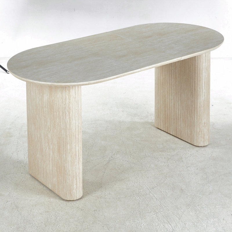 Pied de table basse extensible, table de salle à manger, table basse de bureau, Blanc