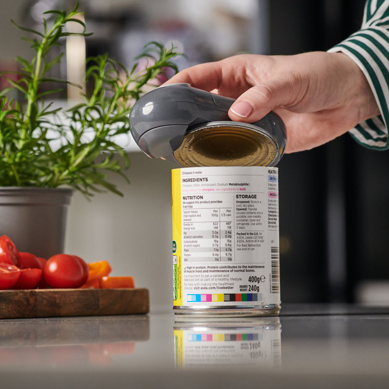 Culinare Advanced One Touch Can Opener Grey