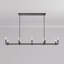 Plafonnier lustre noir mat 10 lumières Millennium Lighting Lauver