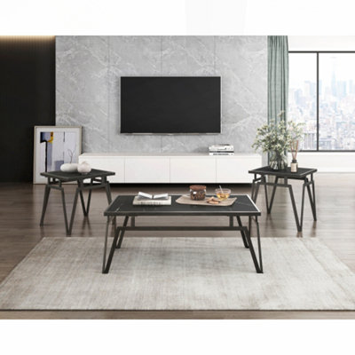 Ensemble de tables d'appoint 3 pièces Modern