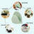 Uqin Silicone Potholder & Oven Mitt Set