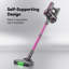 Aspirateur sans fil, avec autoportant, 600 W, 40 kpa, 70 minutes, aspirateur 4-en-1 pour poils d'animaux, planchers durs et tapis