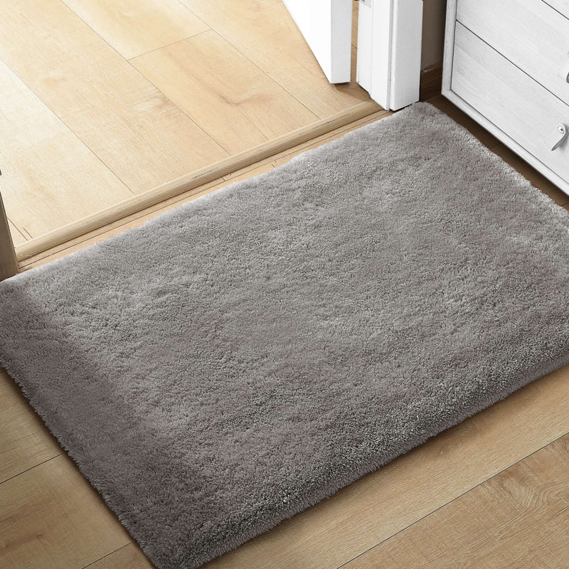 Fuzzy Plush Area Rugs Shaggy Floor Carpets Bathroom Rug Non Slip Fluffy Area Rug Comfy Home Decor Machine Washable  Floor Area Rugs