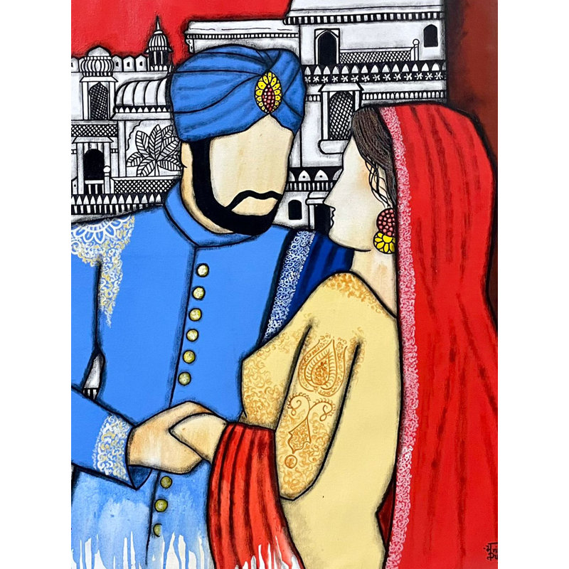 Sangam - Rajmm Immortal Stories | Peinture de Mrinal Dutt