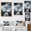 Arbre, ombrages tranquilles et monochromes III - art mural floral et botanique dans le salon-91362599-91362611
