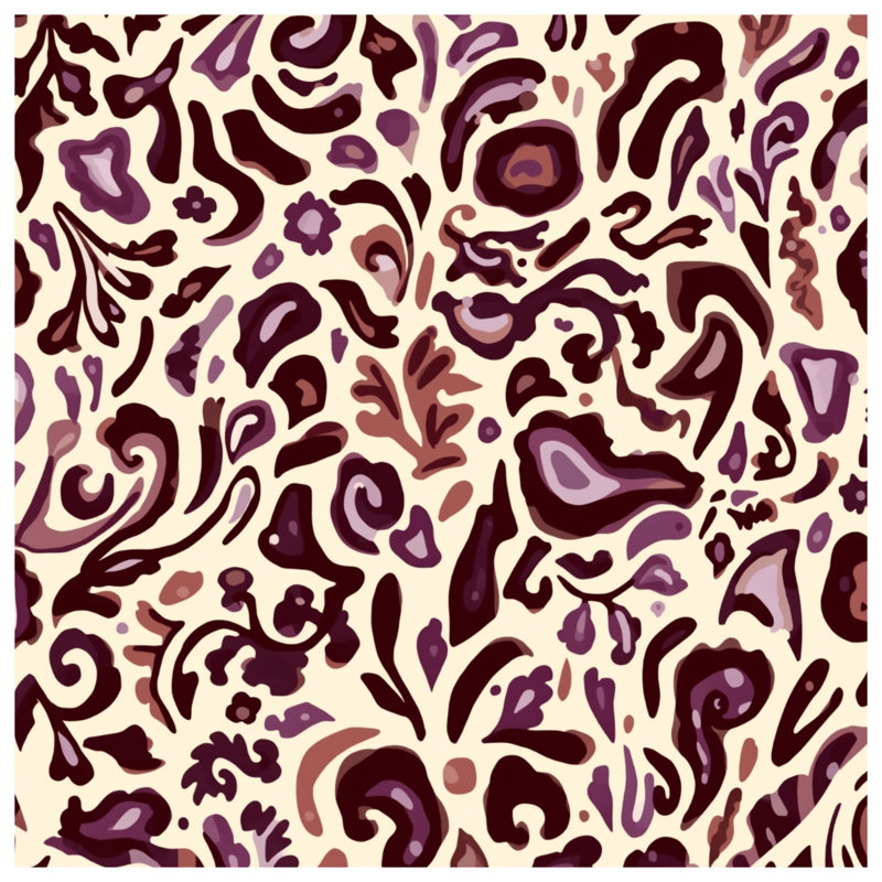 Coussins décoratifs à motif floral abstrait, 14 X 14 pouces