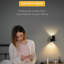Veilleuse à brancher, veilleuses modernes à brancher au mur, capteur de crépuscule à l'aube, blanc doux 3000K, luminosité réglable de 0 à 100LM, veilleuses à intensité variable pour le couloir de la chambre à coucher
