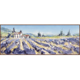 Lavender Rows Painting