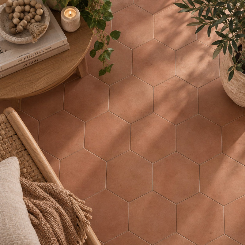 Paille hexagonale TerraClay, Beige