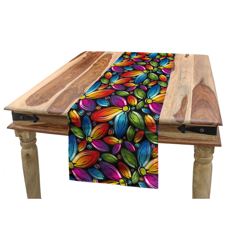 Floral Table Runner, 90" x 16"