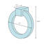 Newton Ring 1 5/8" Length Round Knob-252239604