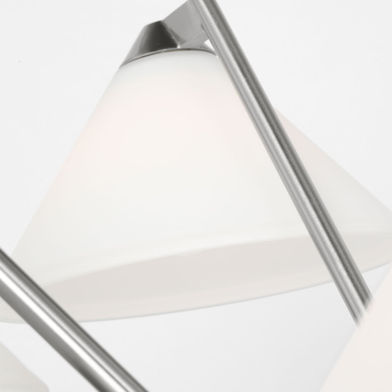 Werley Large Chandelier from Generation Lighting , Brushed Nickel