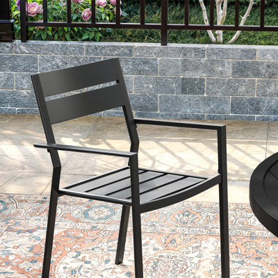 Outdoor Stacking Metal Dining Chair