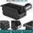 Sorbus Clear Stackable Storage Bins 8 Pack – Open Front Plastic Stackable Pantry Organizer Bins, Black-134525885