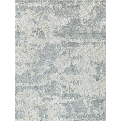 Abstract Area Rug in Green