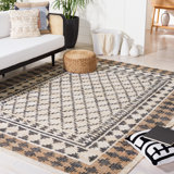 Juraj Flat Weave Jute Southwestern Rug