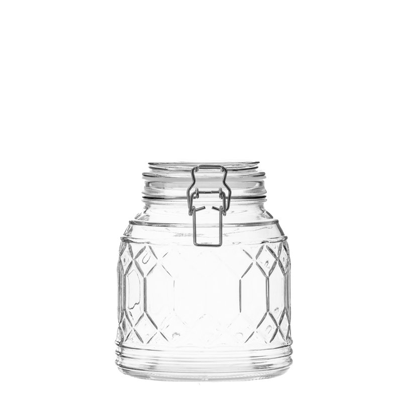 Ensemble de 10 pots en verre gradué Strawberry Street Bleeker, transparent, Transparent