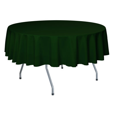 Ultimate Textile - Round Polyester Linen Tablecloth