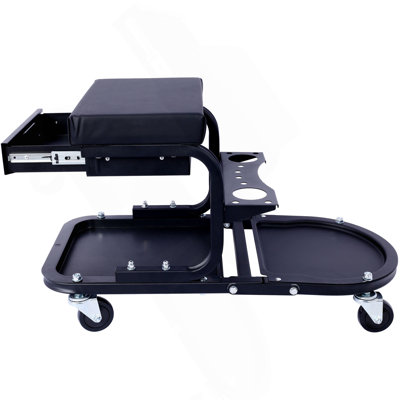 Ultimate Rolling Detailing & Utility Cart, For Cars, Trucks, Suvs, Rvs, Home, Garden, Garage & More, Black