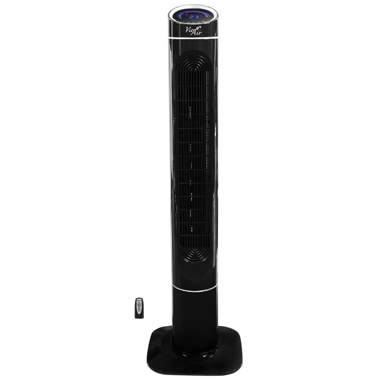 Vie Air Digital 50 High Velocity Oscillating Tower Fan u0026 Reviews | Wayfair