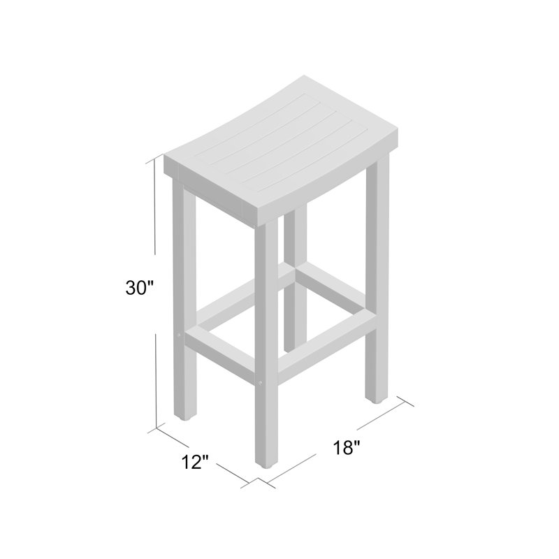 Tabouret de bar 30 po Sumba