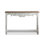 White Solid wood Rectangular  Console Table