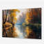 «Whimsical River and Forest IV», art mural en acrylique «River Forest» pour la cuisine-1799020508