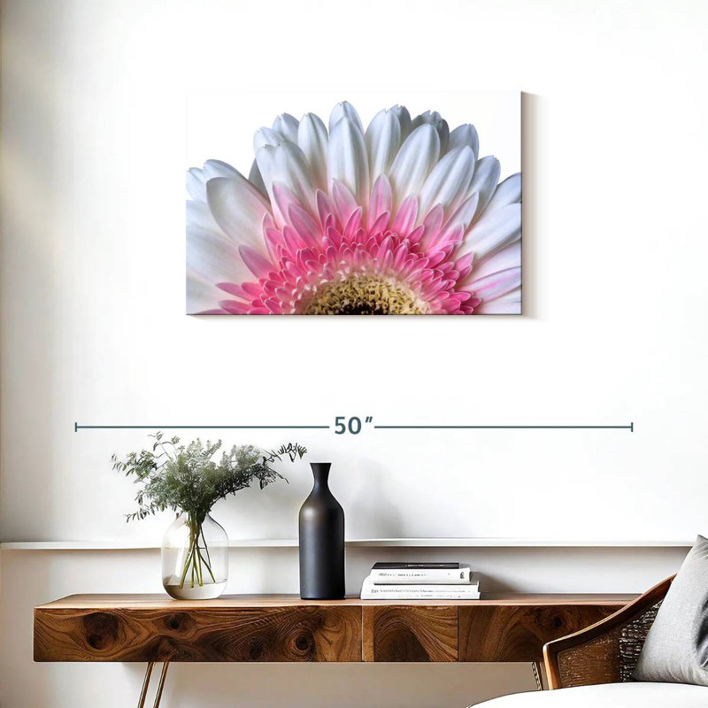 Pétales de fleurs roses Harnek, H 20 po x l 30 po