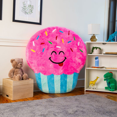 Flotteur Cupcake, siège rond pour enfant, coussin moelleux et confortable, siège gonflable