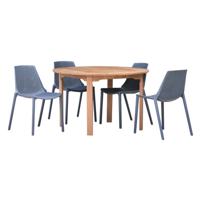 Ensemble repas 5 pièces pour terrasse Anautica