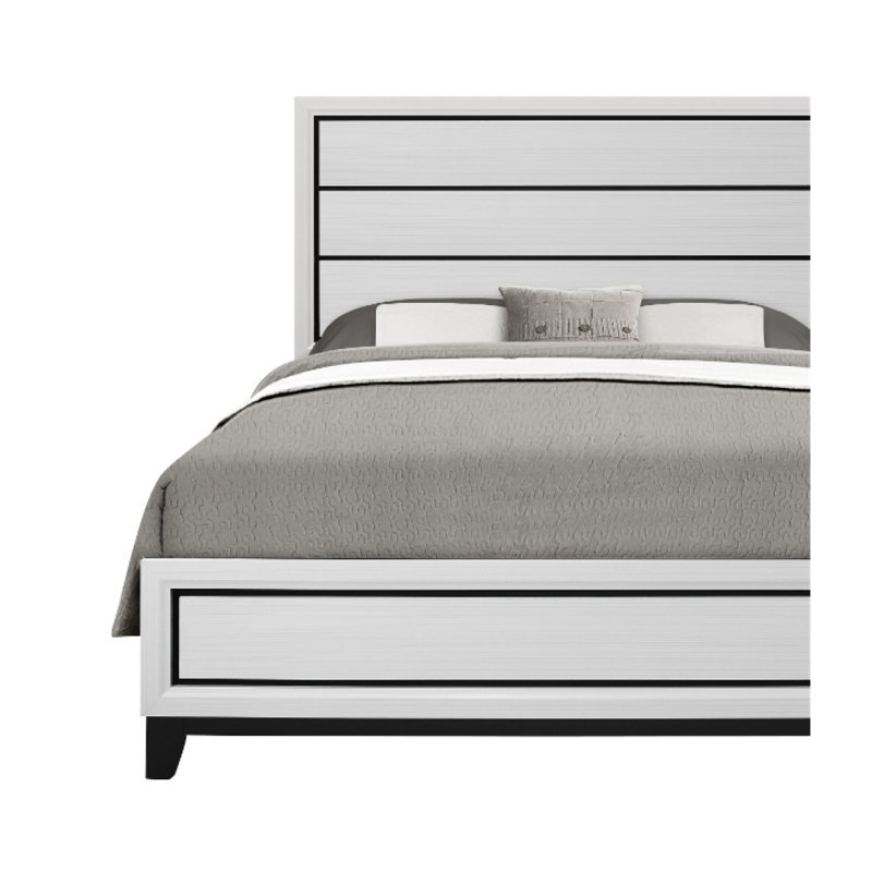 Bed, Full, White