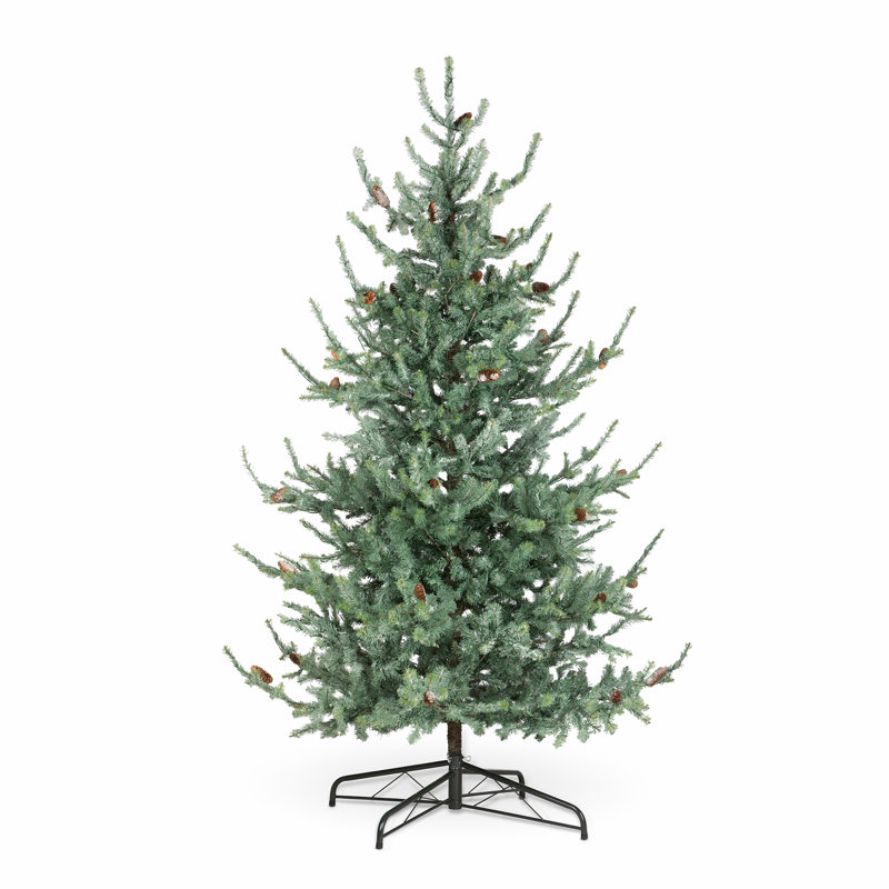 Lighted Artificial Christmas Tree, 9' H
