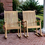 Outdoor 2 - Piece Teak Conversation Set